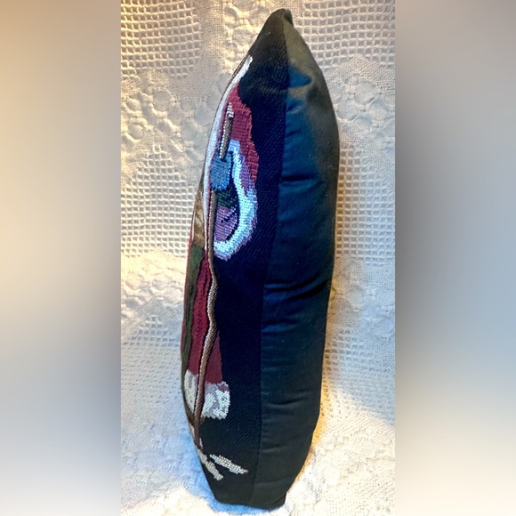 Vtg Santa🎅Claus Tapestry Door Stopper Weighted Bean Bag Christmas Decor LikeNew - Picture 3 of 11